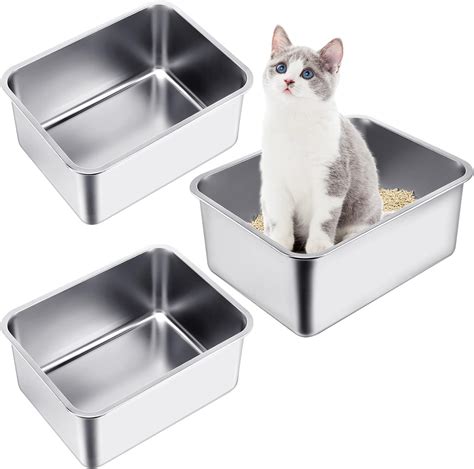 where to buy stainless steel litter box|extra large stainless steel cat litter box.